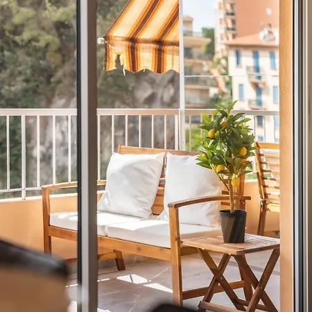 Baie De Monaco, Vue Mer, Terrasse, Parking Gratuit Apartment