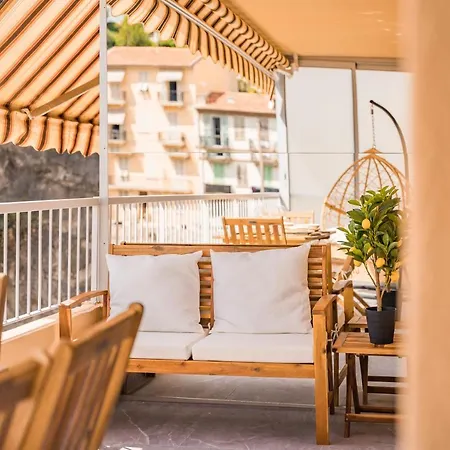 Baie De Monaco, Vue Mer, Terrasse, Parking Gratuit Appartement Beausoleil