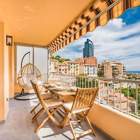 Baie De Monaco, Vue Mer, Terrasse, Parking Gratuit Appartement Beausoleil