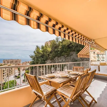 Baie De Monaco, Vue Mer, Terrasse, Parking Gratuit Appartement