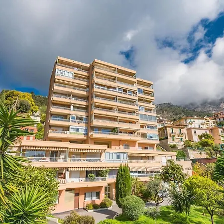 Appartement Baie De Monaco, Vue Mer, Terrasse, Parking Gratuit